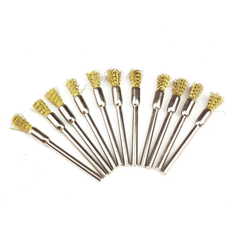 10 шт. проволочное колесо dremel аксессуары роторный инструмент для мини дрели