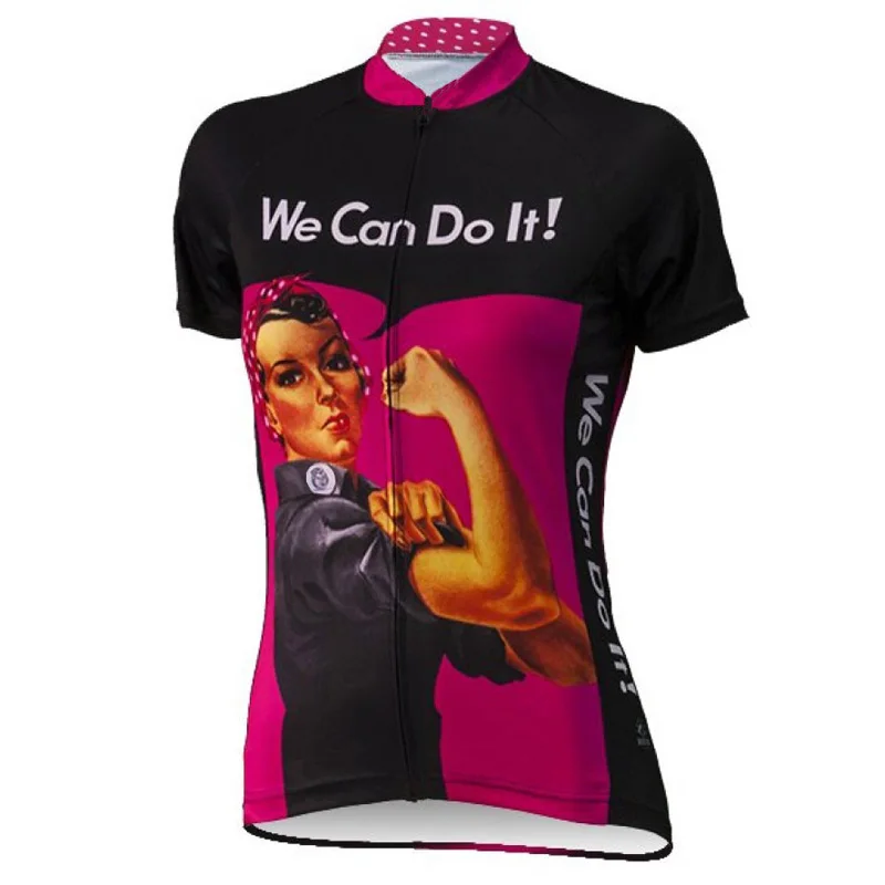 Горячие Для женщин Майки спортивные мы можем сделать это команда дорога