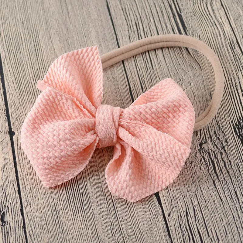 Baby Headband Bow Girl Headbands Toddler Nylon Elastic Hair Accessories Kids Head Band Infant Hairband Newborn photography Props