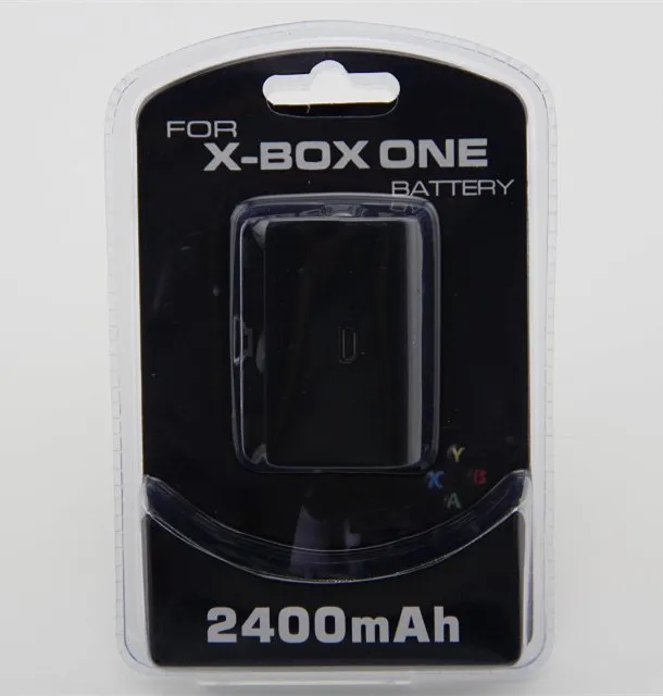1x Зарядка через usb 2400 мАч Перезаряжаемые Замена резервного копирования Батарея пакет для xbox один геймпад для microsoft для xbox один контроллер