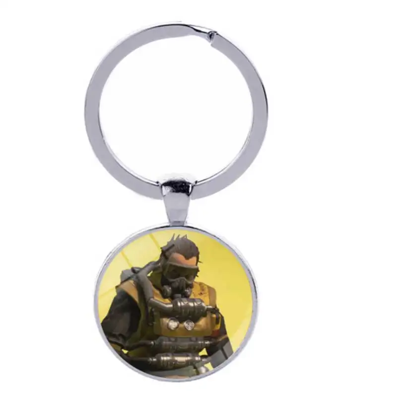 19 Новинка, брелок для ключей Apex legends, модель из сплава, игрушки Apex, Горячая игра, аксессуары, фигурка, металлический брелок для ключей, подарки для детей на день рождения - Цвет: 19
