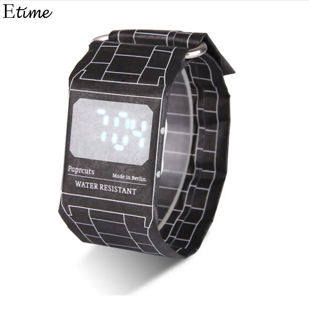 Система часов FANALA для женщин цветные водонепроницаемые светодиодные часы