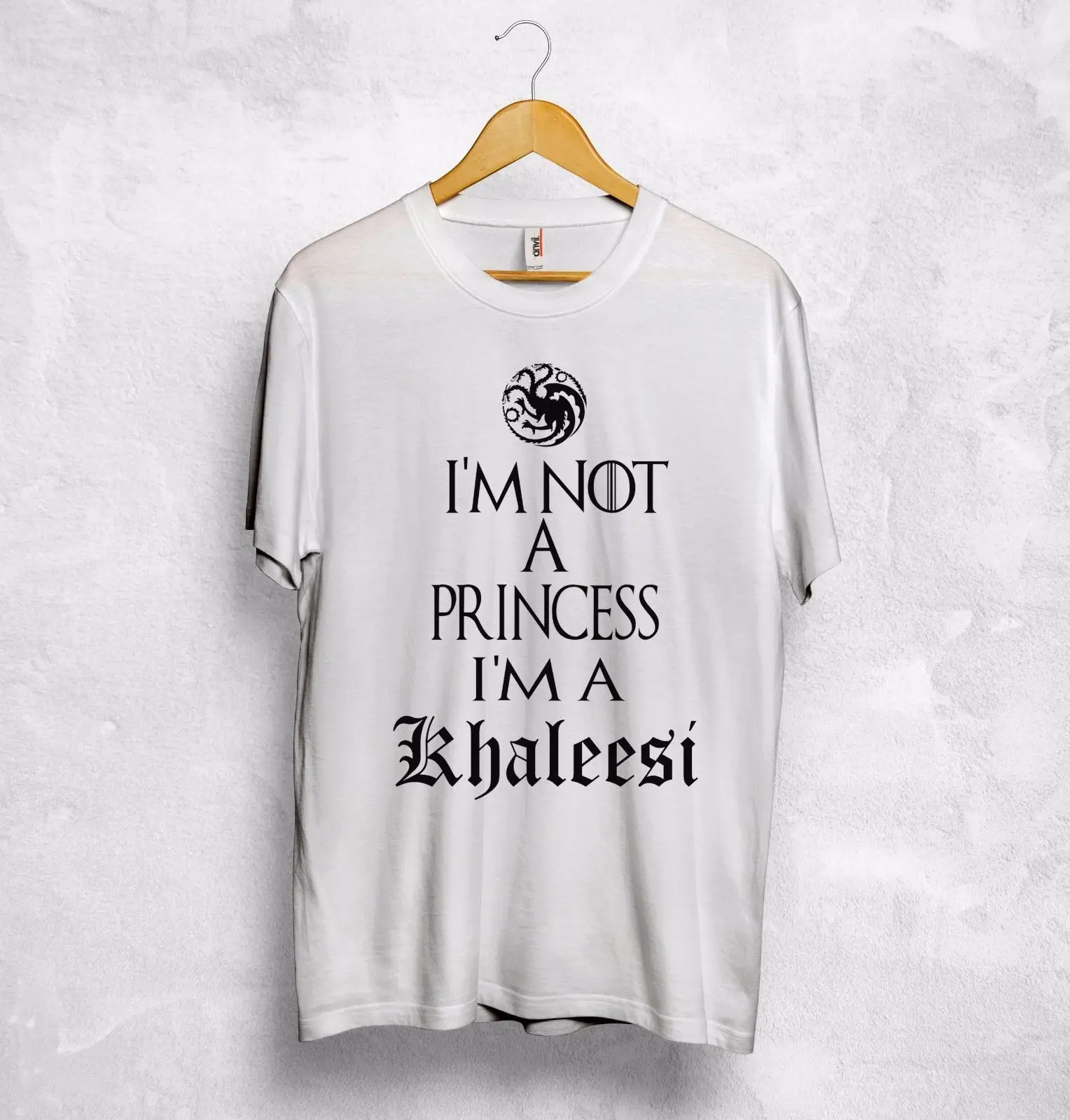 Футболка с надписью I'm Not A Princess Khaleesi топ Дейенерис Таргариен Игра