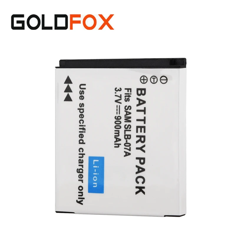 900 мА/ч, SLB-07A Перезаряжаемые Li-Ion Батарея SLB07A для samsung ST45 ST50 ST500 ST550 ST600 PL150 Камера запасная батарея