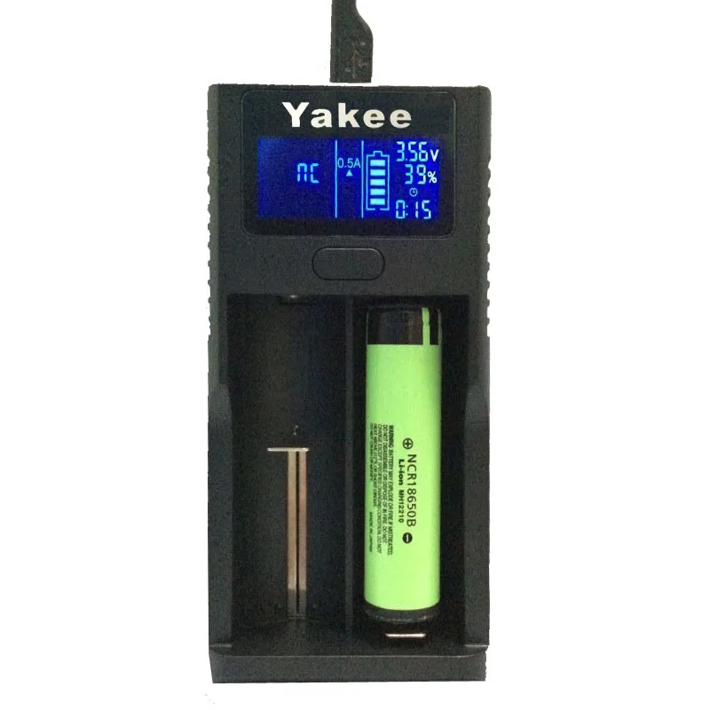 Yakee USB Батарея Зарядное устройство для батарей Li-Ion(литий-ионных) 26650 18650 18500 18350 17670 16340 14500 10440 литиевая батарея 3,7 V