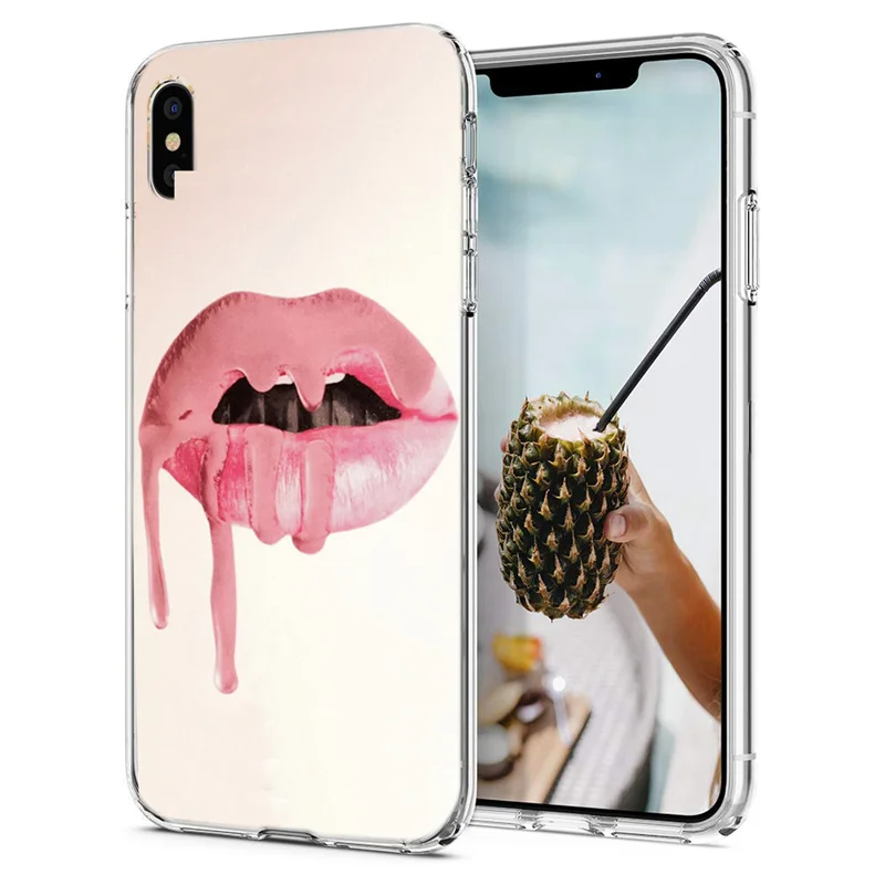 Мягкий ТПУ красочный очаровательный ананас силиконовый чехол для iPhone X XS XR