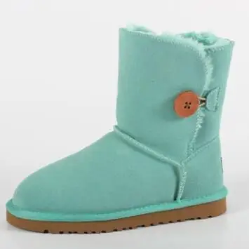 Ботильоны; женская обувь; zapatos mujer botas; обувь в австралийском стиле; женские ботинки; зимние ботинки для дождливой погоды; кожаные ботинки размера плюс; bot - Цвет: 03 sky blue