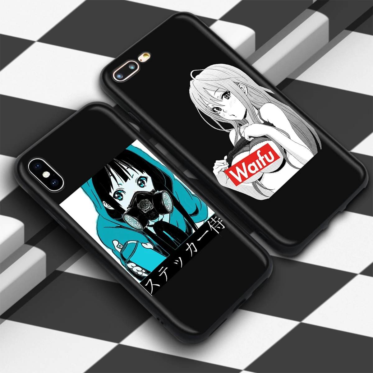 Чехол Lavaza Sugoi Senpai аниме Waifu для iPhone 12 mini 11 Pro XS Max XR X 8 7 6 6S Plus 5 5s se|Бамперы| |