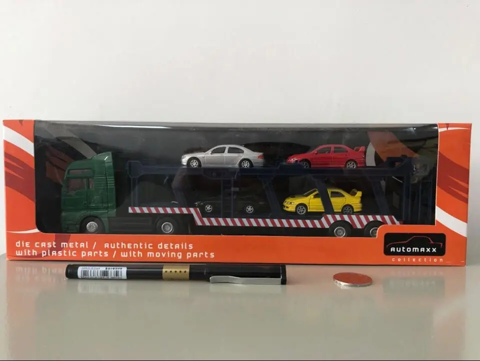 Двухслойный автомобильный транспортер прицеп комплект Инженерная модель