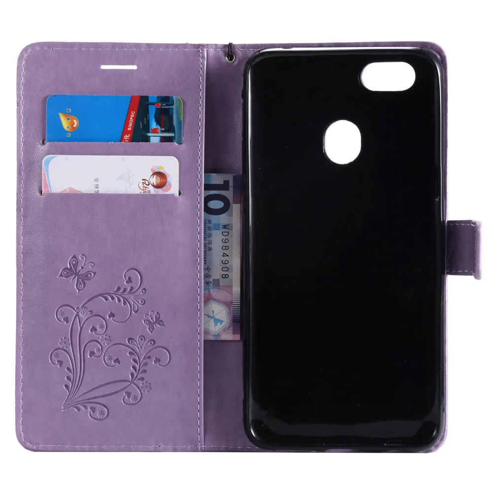UTOPER для Oppo F5 чехол OPPO кошелек Case Роскошные искусственная кожа флип Капа крышка