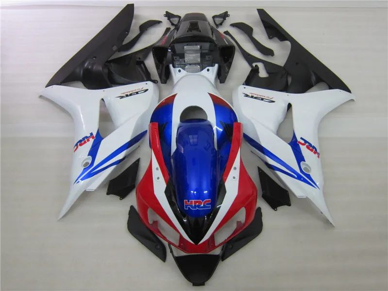 Фабричный выпуск для HONDA 2006 2007 CBR1000RR белые черные синие красные Обтекатели cbr 1000 rr