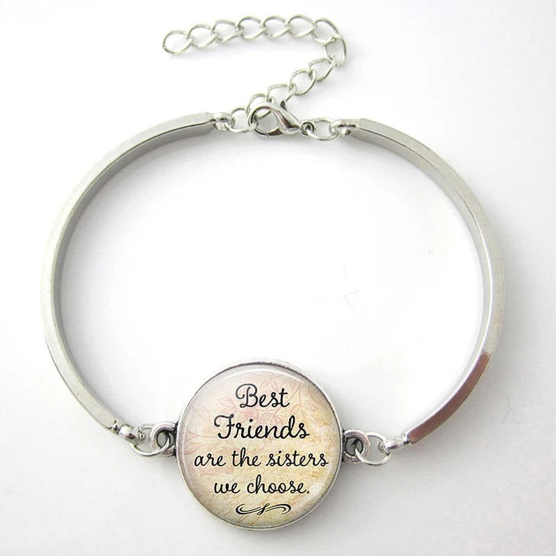 Лучшие друзья сестры на выбор браслет с браслетом дружбы цепочкой цитатой |