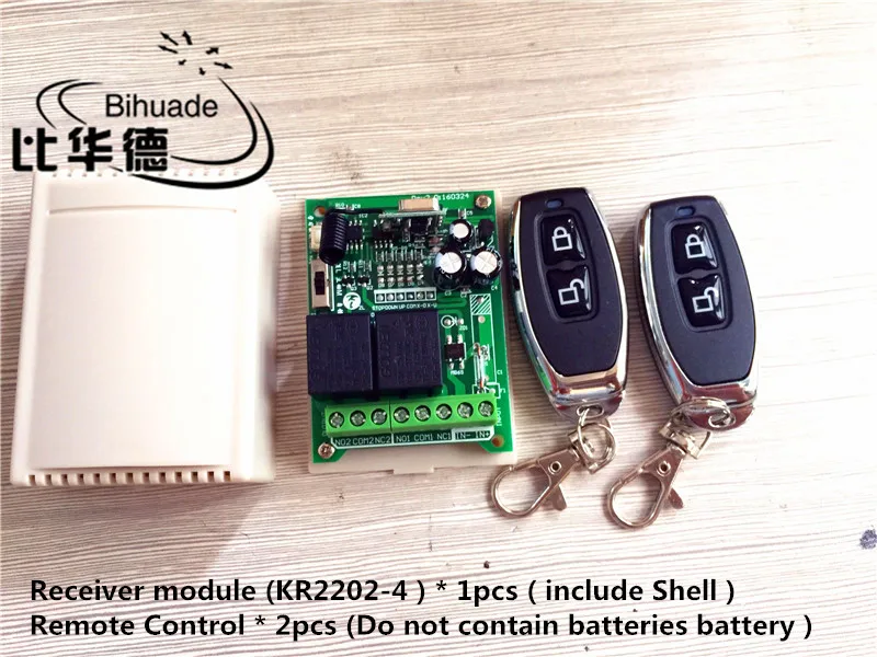Универсальный беспроводной пульт дистанционного управления 433 МГц AC12v 220 В 2