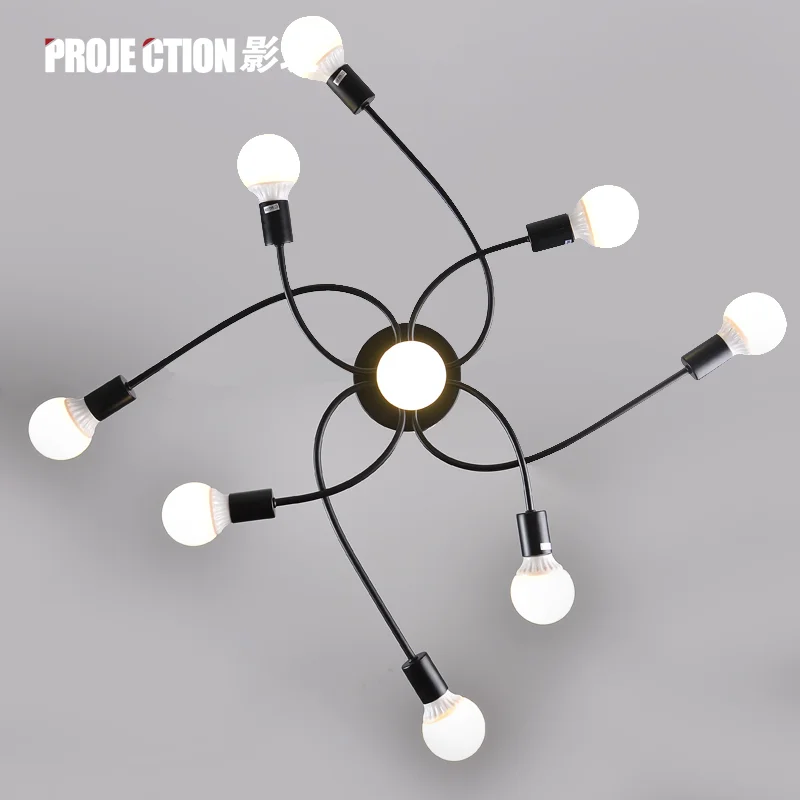 Открытый Потолочные светильники Ретро светодиодные лампы кухни для гостиной