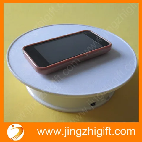 Модные белые бархатные электрические вращающиеся украшения вращающийся