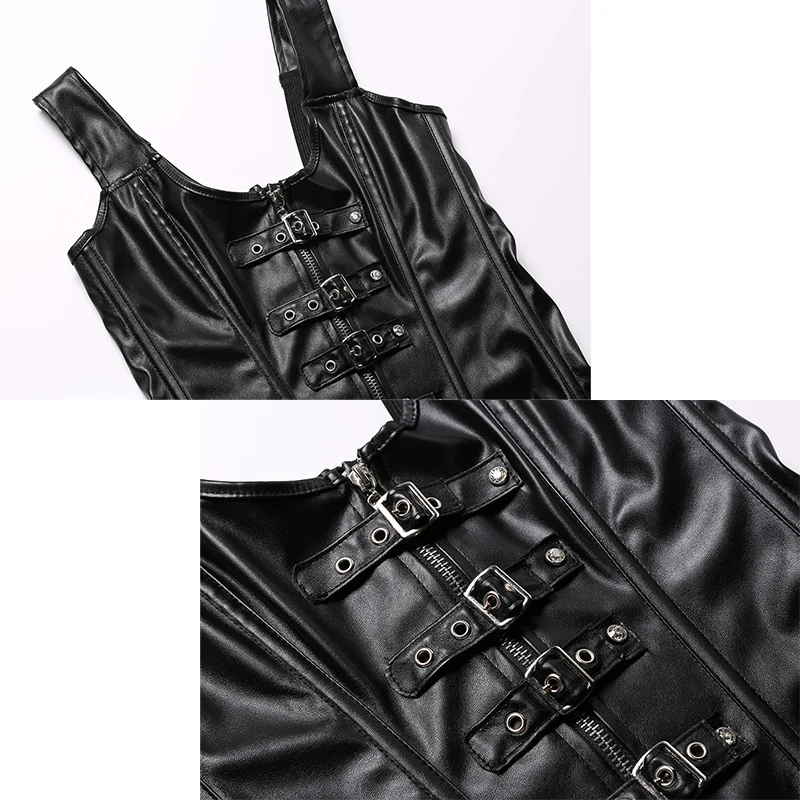 New Fashion Lady Corset Top Plus Size Overbust Leather Waist Cincher Bustier Halloween Dress Bar bustiers corselet sexy lingerie | Женская