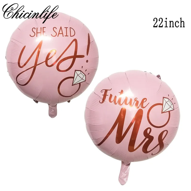 Chicinlife 1 шт. 22 дюйма She Said Yes фольга воздушные шары для девичника вечеринки свадьбы