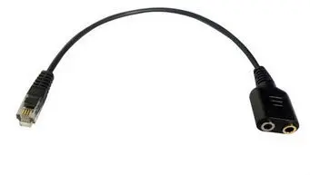 Headset Buddy Adapter Dual 3.5mm to RJ9 connector multi-compatibility PC headset plug female 3.5mmm jack Male | Электроника