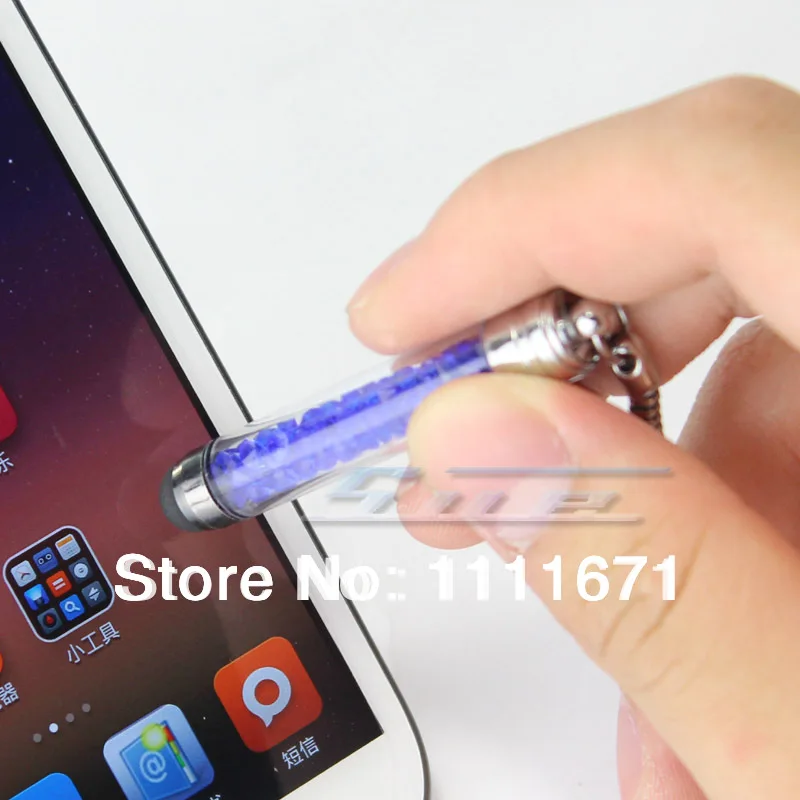 10x Кристальный мобильный телефон стилус для iPhone 4 4S 5 5S SE и 3 мм пылезащитный штекер