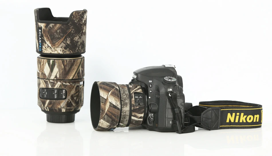 Защитный чехол для объектива ROLANPRO камуфляжный крышка от дождя Nikon защиты 50 мм F/1 4G