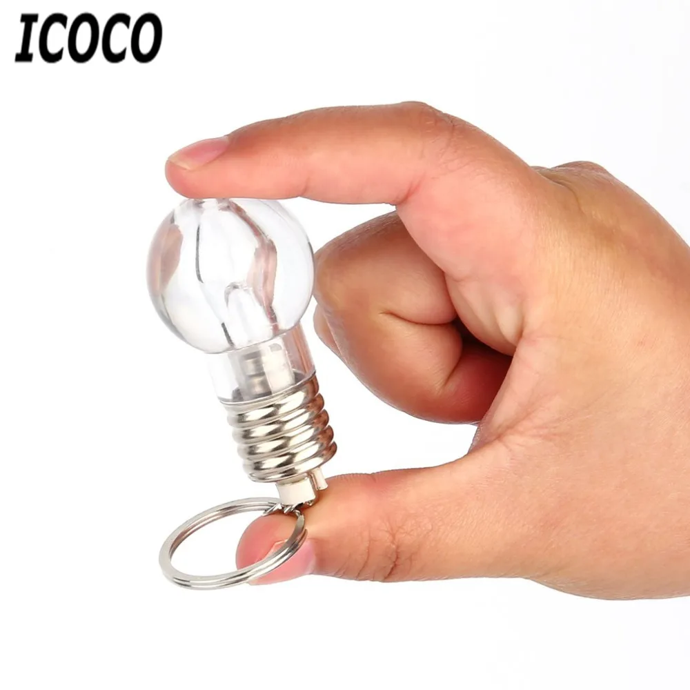 ICOCO креативный цветной меняющий светодиодный светильник мини-лампа брелок лампа