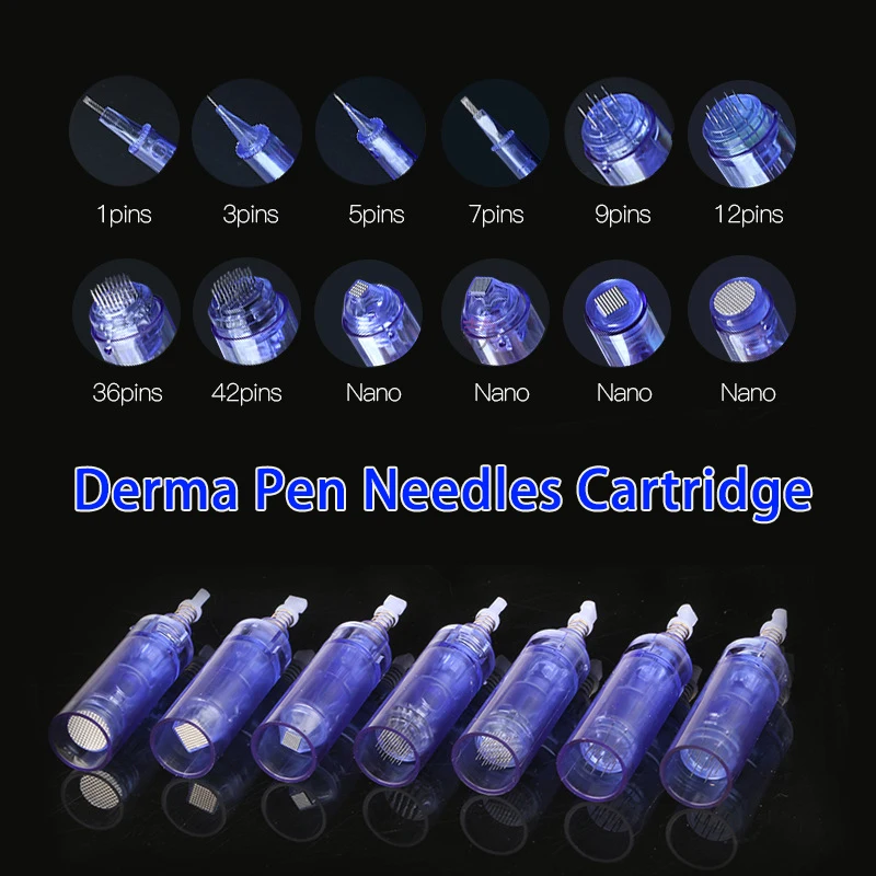 100 шт./лот Dr Pen A6 1 3 5 7 9 12 36 42 контакта Nano игольчатый картридж для MYM Derma Auto Microneedling