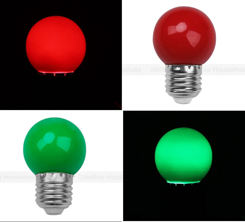 Светодиодная грушевидная лампа с Bomlillas E27 красочные лампада ампулы RGB светодиодный светильник SMD 2835 Flash светильник 220V G45 шариковые лампы домашний декор