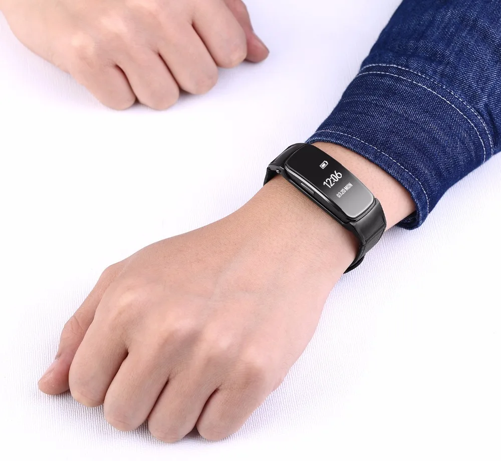 Модный монитор пульса и артериального давления Bluetooth наушники музыкальный вызов