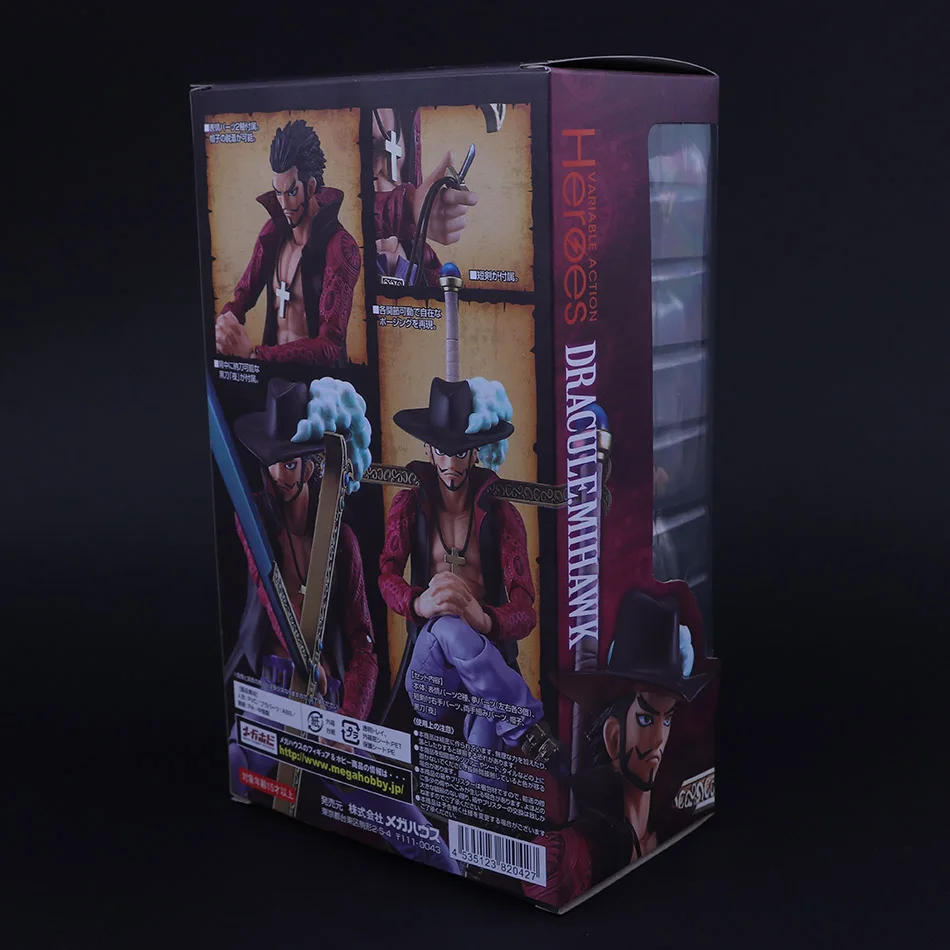 Большой Размер 20 см VAH HEROES цельный фигурка Dracule Mihawk qibukai модель коллекция Brinquedo с