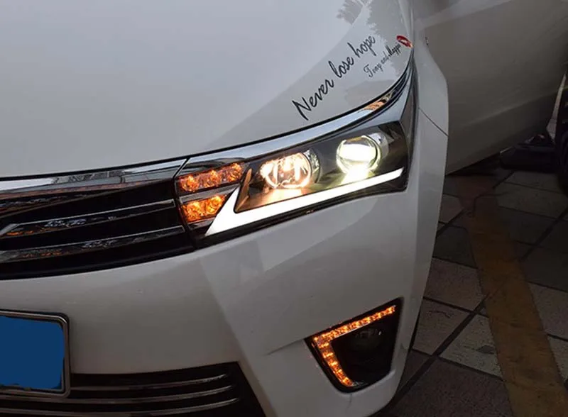 Фары для Toyota Corolla фары в сборе для Lexus style