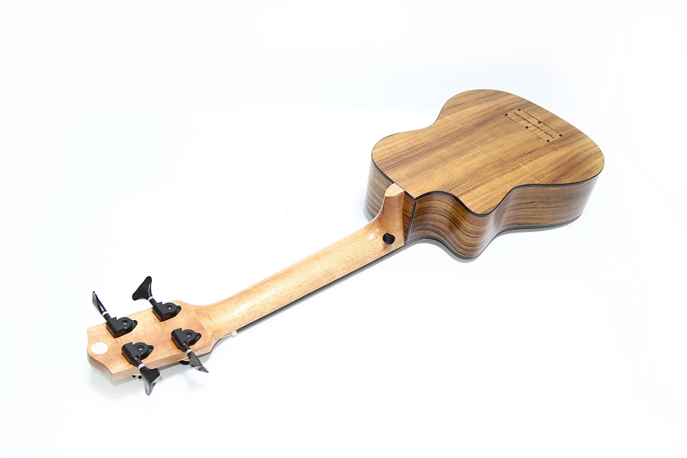 Электрическая твердая Акация укулеле бас-гитара 30 дюймов Ubass Гитара 30 дюймов 4 струны мини УКУ электро-гитары Пикап скульптура