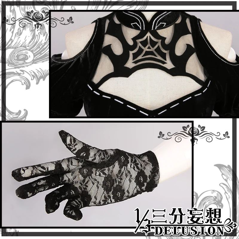 2018 Горячая игра NieR Automata рисунок 2B косплей костюм Высокое качество китайский Cheongsam
