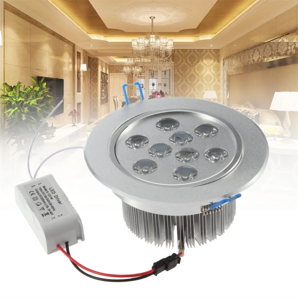 10 Вт светодиодный потолочный светильник Встраиваемый настенный Точечный со