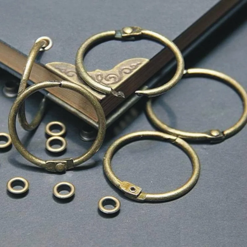 Кольцо брелок для фотоальбома сделай сам незакрепленный зажим открыток из