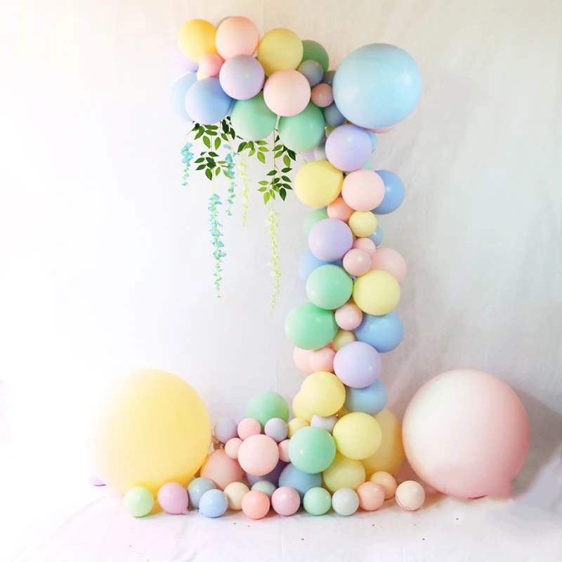 100psc/2 2 г цветные воздушные шары macarons одноцветные латексные детские игрушки для