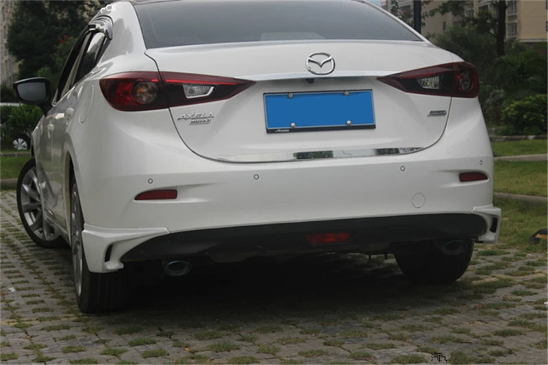 Использовать для Mazda m3 бампер губы год Мазда 3 PP пластиковый комплект кузова бампер губы спойлер Спорт