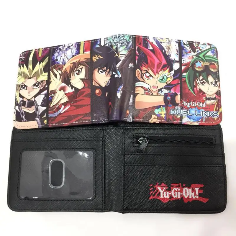 YX19 Аниме Yu-Gi-Oh, голубые глаза, белый дракон, монета, кошельки, мультяшная игра, двойной кошелек для студентов, детский подарок для подростков - Цвет: YX19