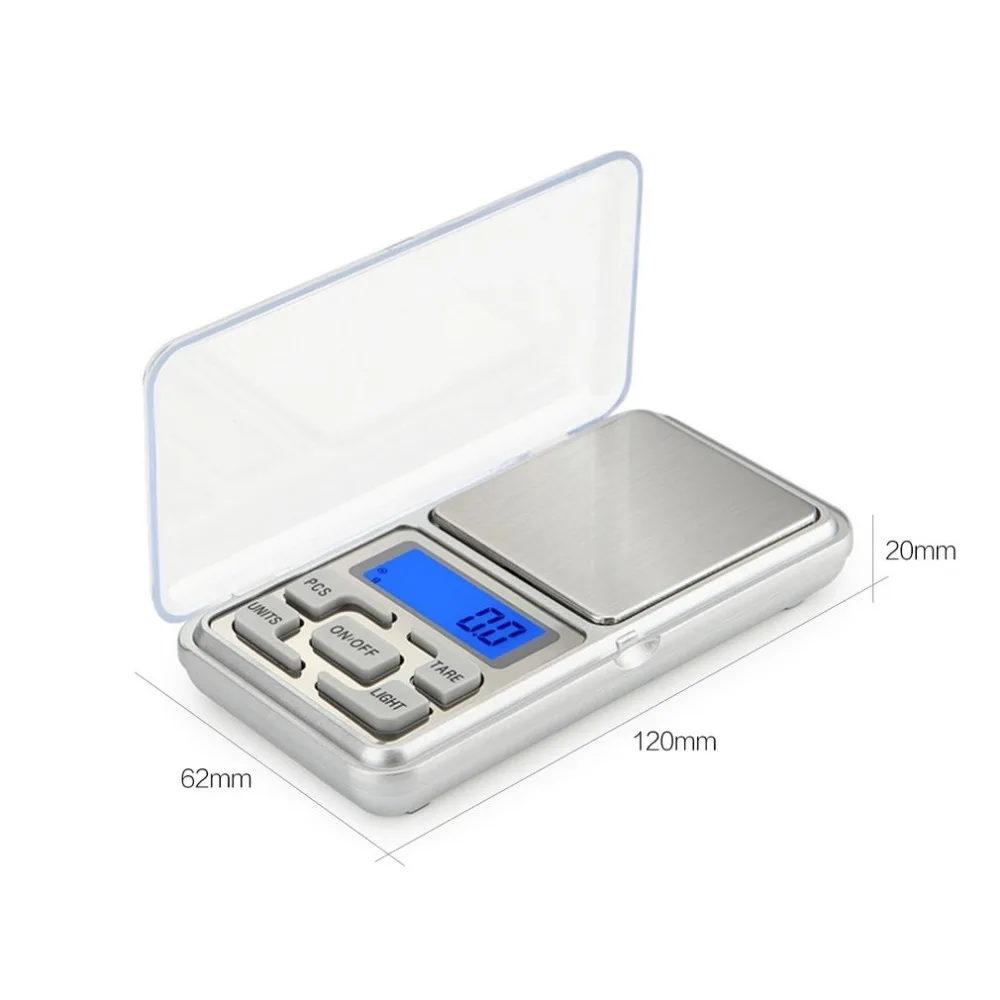 

HT-668B 500g x 0.1g Mini Precision Digital Scales for Gold Sterling Silver Scale Jewelry Balance Gram Electronic Scales