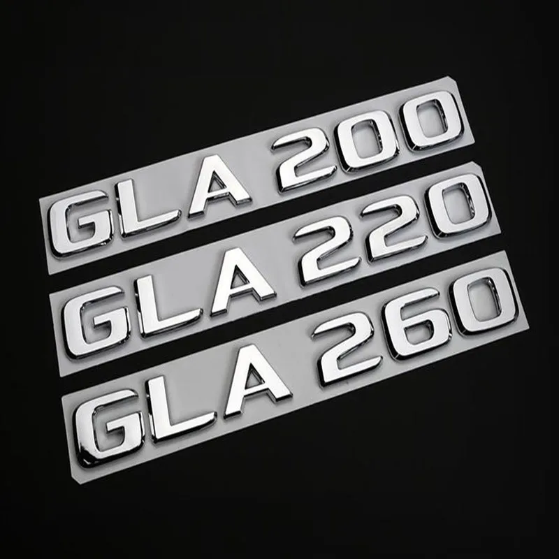 2018 3d Abs для Mercedes Benz W156 AMG GLA200 GLA220 GLA260 Задние Эмблемы автомобильные