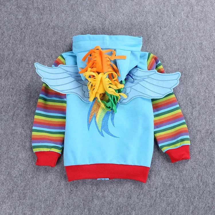 Г. Одежда для девочек «My cute» Верхняя одежда для детей «little ponys» детские куртки, пальто, одежда с капюшоном Брендовая детская одежда для маленьких девочек, От 3 до 8 лет