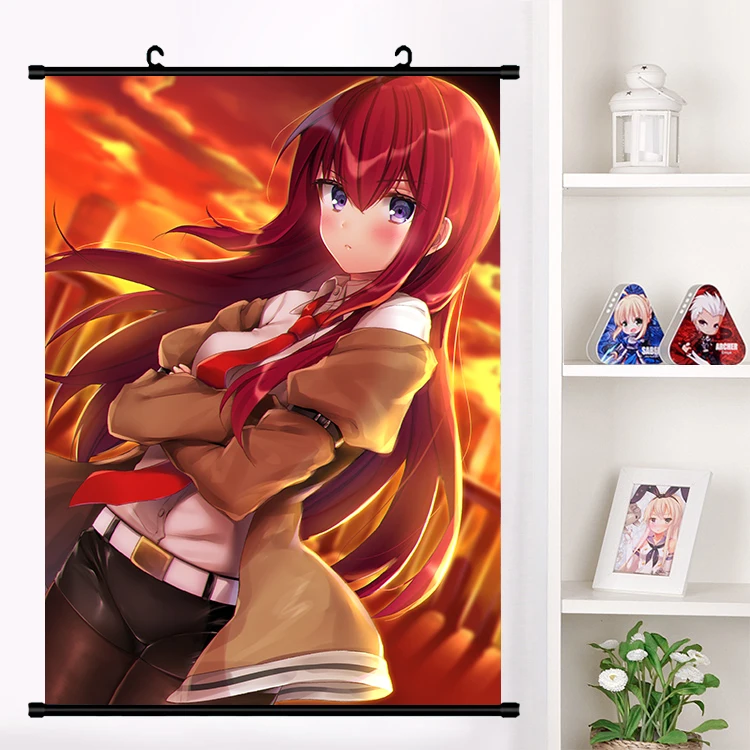 Аниме Steins Ворота окабе Rintarou Makise Kurisu наклейки на стену панно настенные подвесные