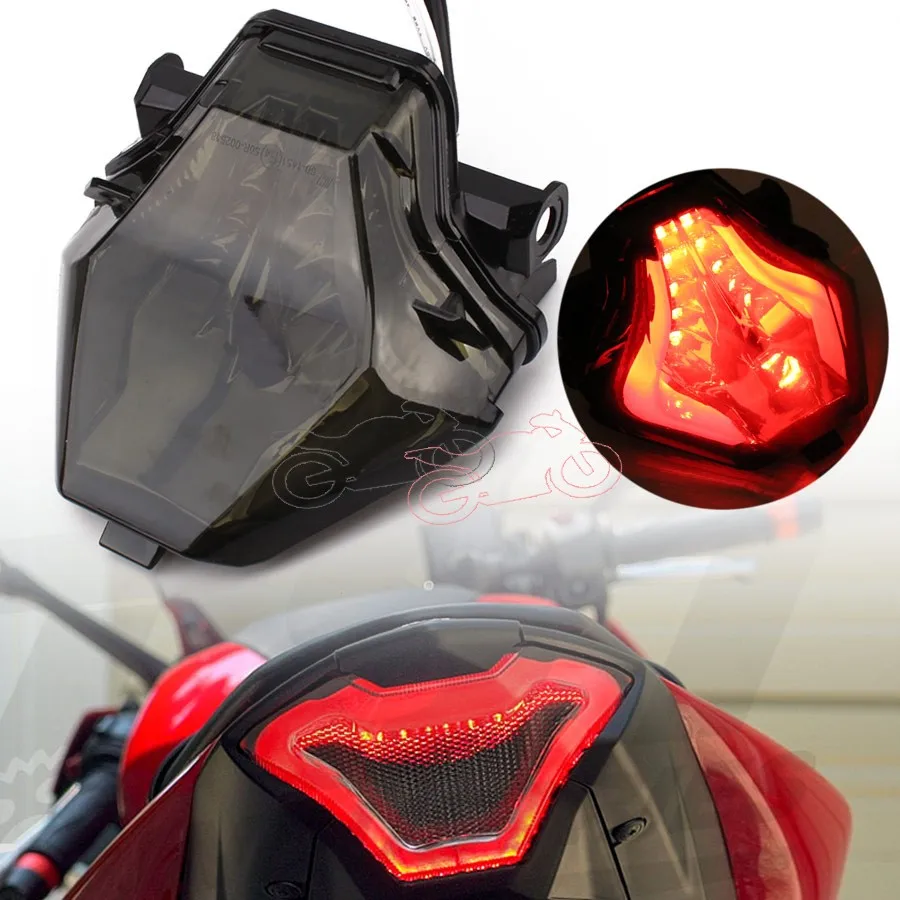 Светодиодная подсветка для мотоцикла со встроенным стоп сигналом и