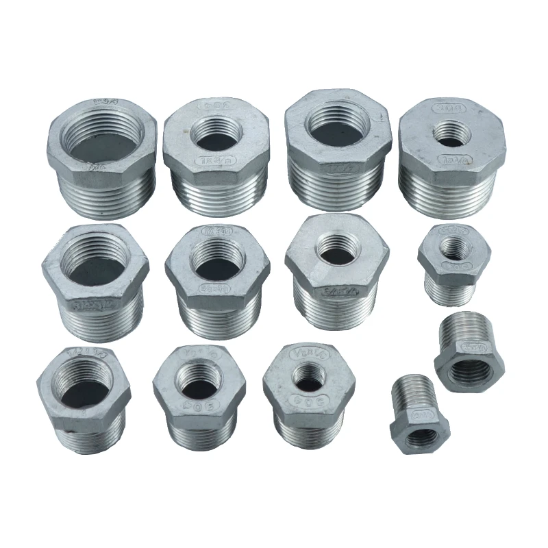 

Stainless Steel SS304 Pipe Reducer Fittings Reducing Bushing All Size BSP Male * BSP Female