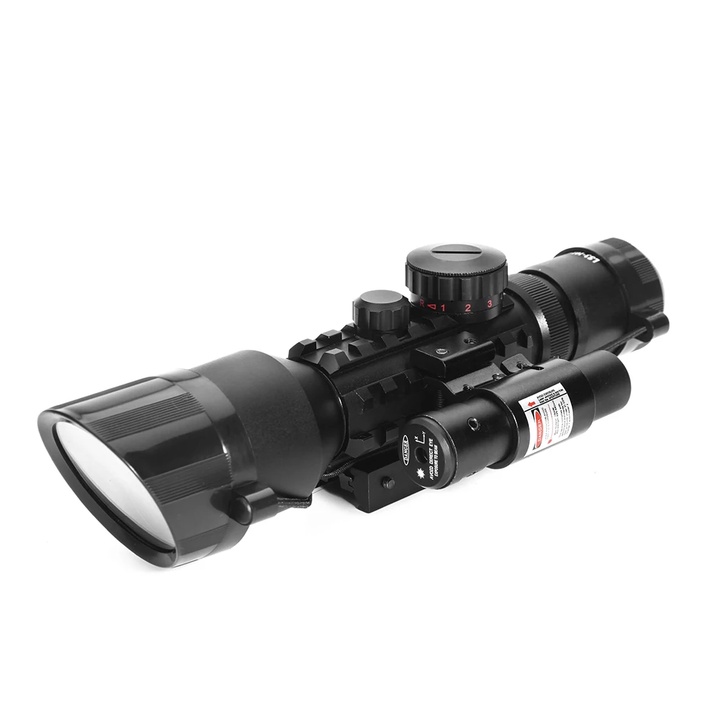 M9 3-10x42EG тактическая оптика рефлекторный прицел страйкбол Воздушный пистолет красный зеленый точка охотничьи прицелы с красным лазером