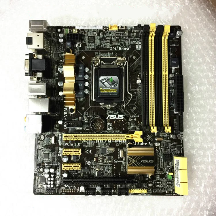 Asus H87M-PRO Original Desktop Motherboard Socket LGA 1150 i7 i5 i3 DDR3 SATA3 UBS3.0 H87 | Компьютеры и офис