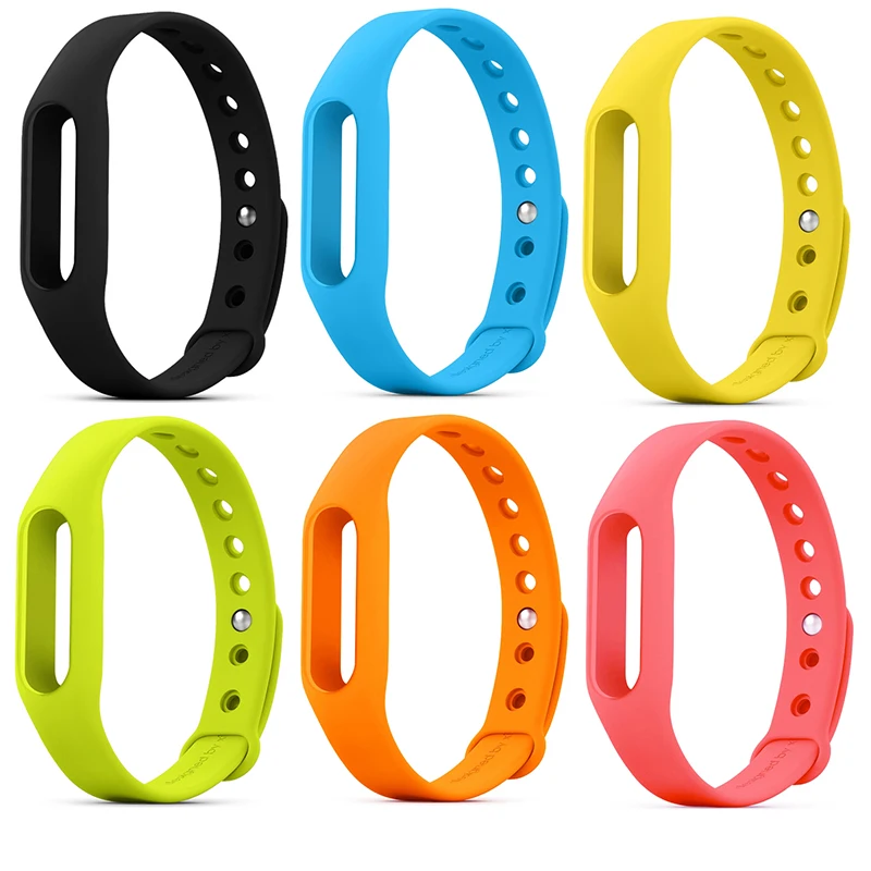 Запасной браслет Mi Band 1S силиконовый ремешок для Miband 12 цветов | Электроника