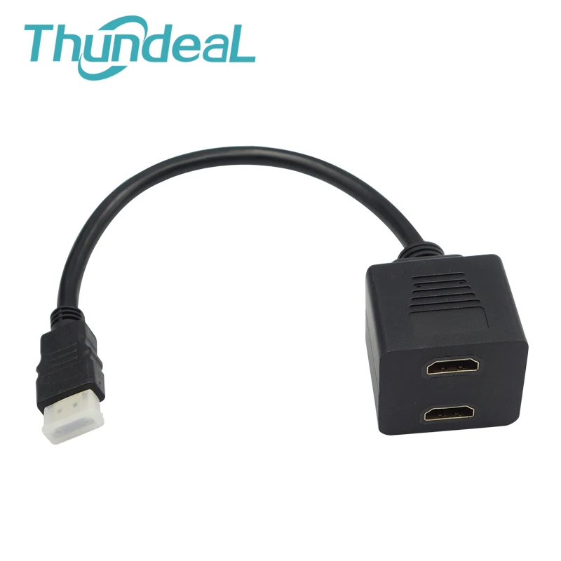 HDMI от 2 до 1 выход кабель переключатель Папа к женскому M/F в адаптер конвертер