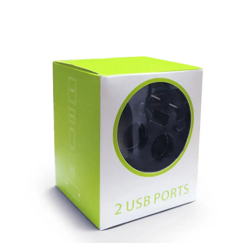 Быстрая зарядка зарядное устройство для автомобиля с двумя портами USB Xiaomi mi 9 Huawei