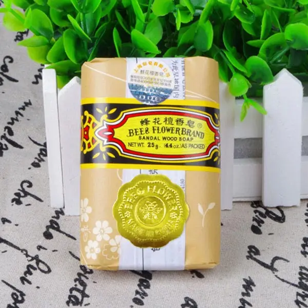 Прямая доставка 25g мини мыло пчелы цветок сандалового дерева от акне Ванна
