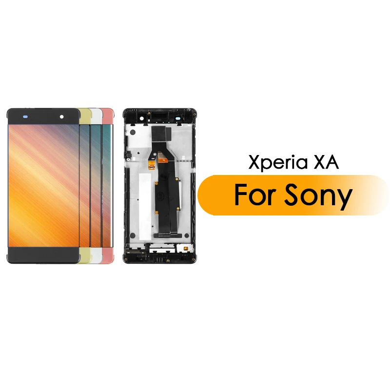 5 0 &quotЖК-дисплей в сборе с сенсорным экраном рамкой для sony Xperia XA F3112 F3111 F3113 Замена |